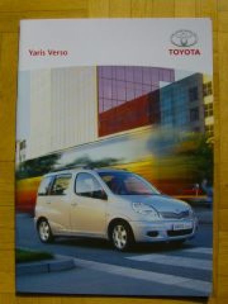 Toyota Yaris Verso Prospekt 1/2005 NEU