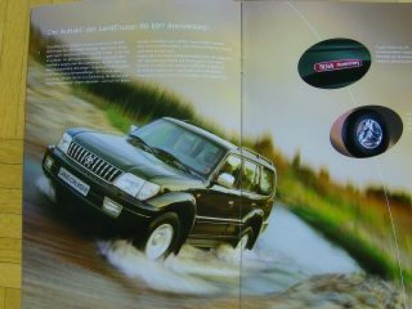 Toyota Landcruiser 90/100 50th Anniversary Prospekt 2/2001