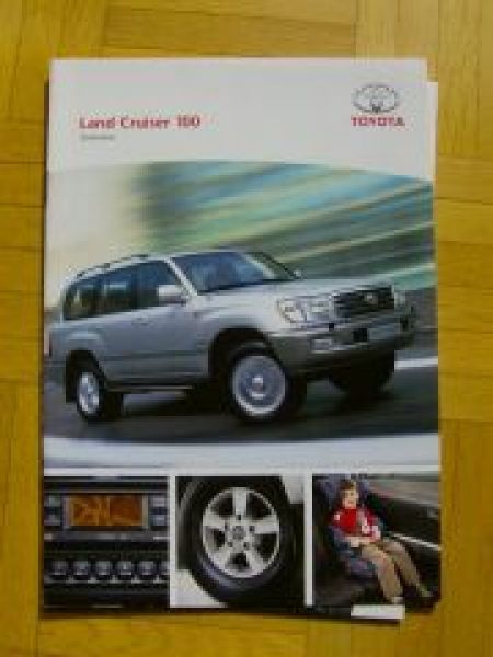 Toyota Land Cruiser 100 Zubehör Prospekt 3/2005 NEU