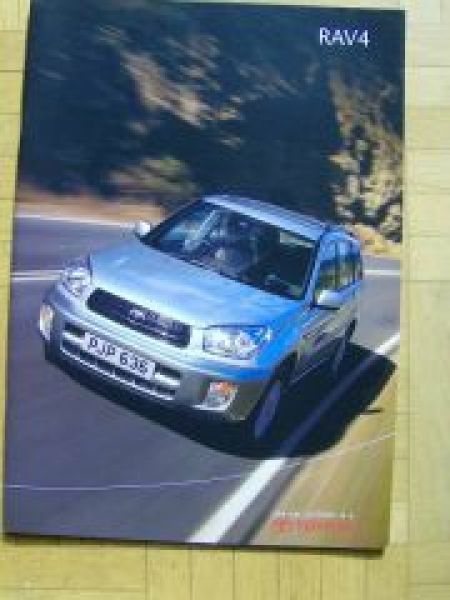 Toyota RAV4 Propekt Englisch UK Rechtslenker 8/2000 NEU