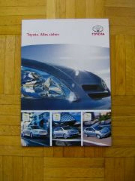 Toyota Alles sicher.Erfolgsstory Crashtest Prospekt 8/2004