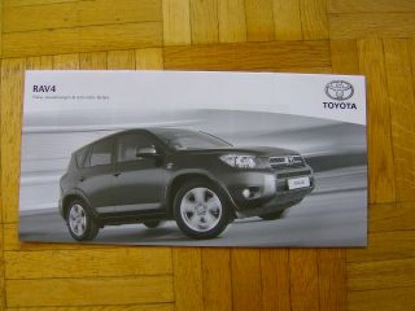 Toyota RAV4 Prospekt 1/2006 +Preisliste 1/2007 NEU