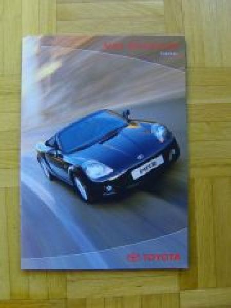 Toyota MR2 Roadster Zubehör Prospekt 11/2003 NEU W3
