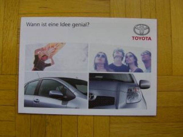 Toyota Wann ist eine Idee genial?Prospekt Yaris 9/2005