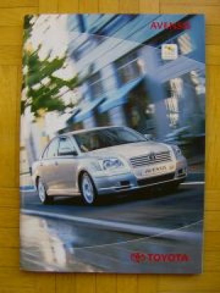 Toyota Avensis +Kombi Prospekt 1/2004 +Preisliste NEU