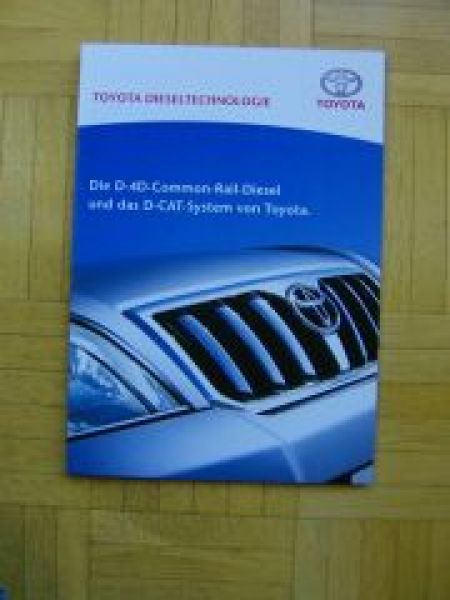 Toyota Dieseltechnologie D-4D +D-Cat Prospekt 8/2006