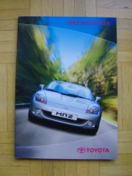 Toyota MR2 Roadster Prospekt 10/2002 NEU Typ W3
