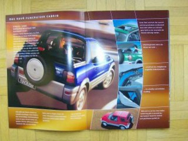 Toyota RAV4 Funcruiser Prospekt 6/1999 NEU