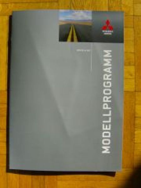 Mitsubishi Modellprogramm Prospekt 3/2005