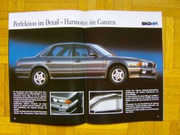 Mitsubishi Sigma Prospekt 3/1994 NEU Rarität