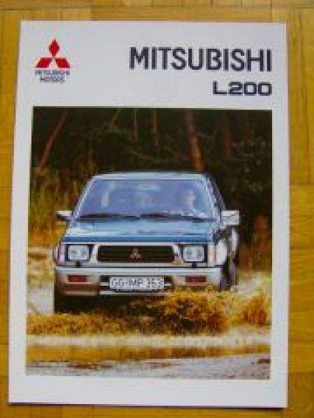 Mitsubishi L200 Prospekt 7/1995 NEU