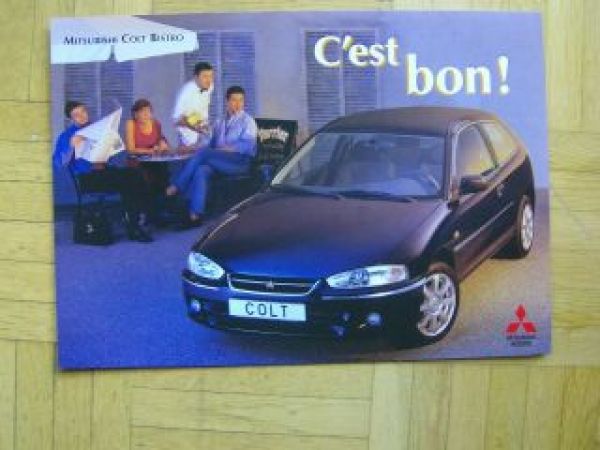 Mitsubishi Colt Bistro Prospekt 6/1998 NEU