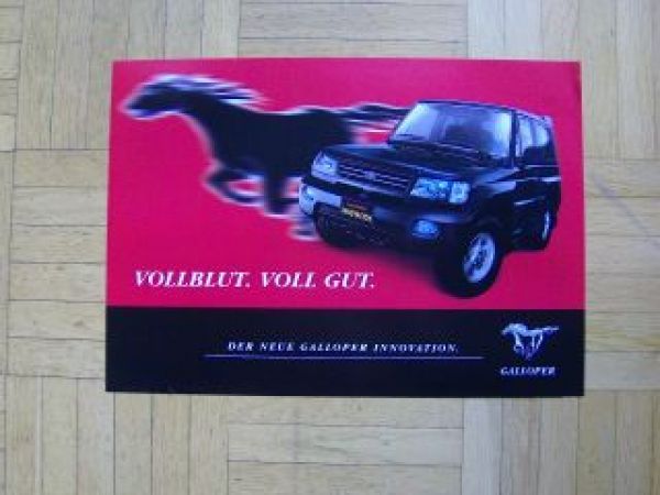 Mitsubishi Galloper Innovation Prospekt 3/1999 NEU