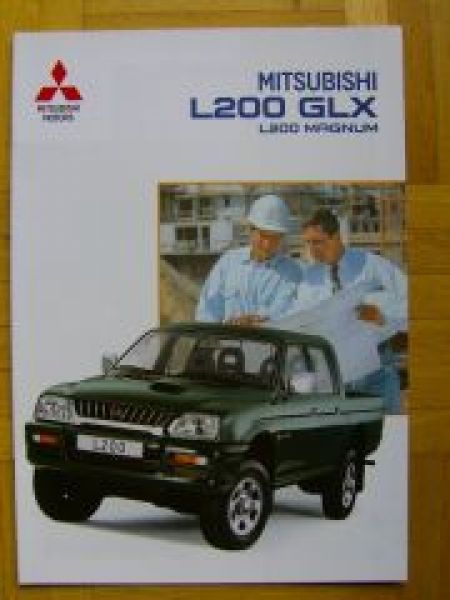 Mitsubishi L200 GLX +Magnum Prospekt 9/2000 NEU