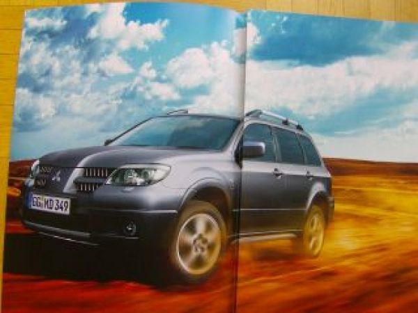 Mitsubishi Outlander Prospekt +Dakar 8/2006 NEU