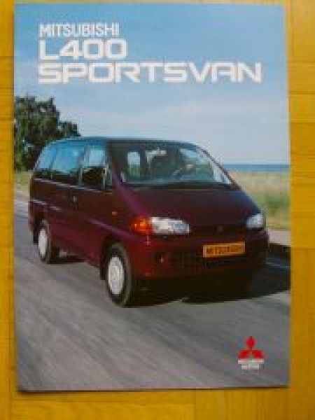 Mitsubishi L400 Sportsvan Prospekt 1997 Dänisch NEU