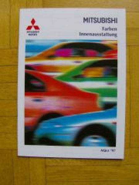 Mitsubishi Farben/Innenausstattung Alle 3/1997 NEU