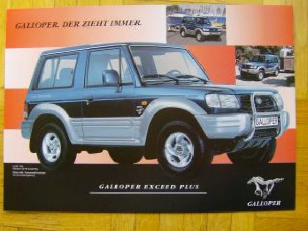 Mitsubishi Galloper Exceed Plus Prospekt 9/2000