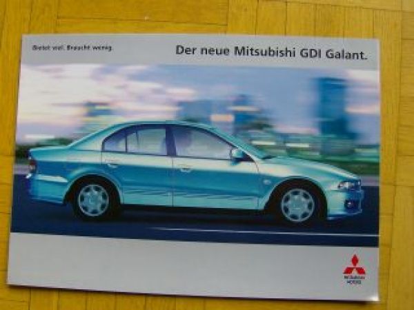 Mitsubishi GDI Galant Prospekt 2/1999 NEU