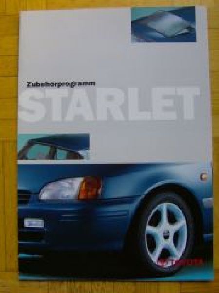 Toyota Starlet Zubehörprospekt 4/1998 NEU