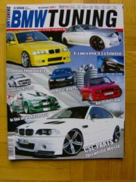 BMW Tuning 4/2008 E90 330d E36 323ti E60 M5 Z3 Coupe