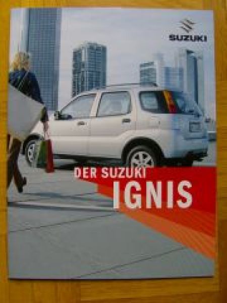 Suzuki Ignis Prospekt 3/2005 NEU