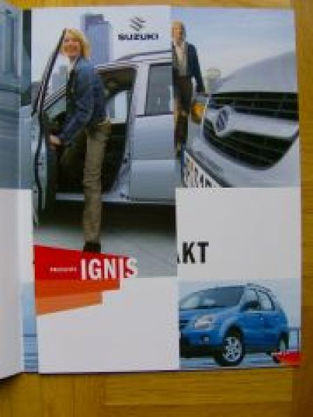 Suzuki Ignis Prospekt 3/2005 NEU