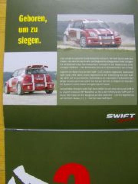 Suzuki Neue Swift Sport Prospekt  A5 Format