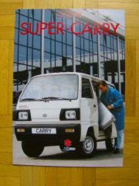 Suzuki Super-Carry Prospekt 8/1995 NEU Kombi +Kasten