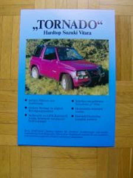 Suzuki Vitara Hardtop Prospekt Tornado NEU