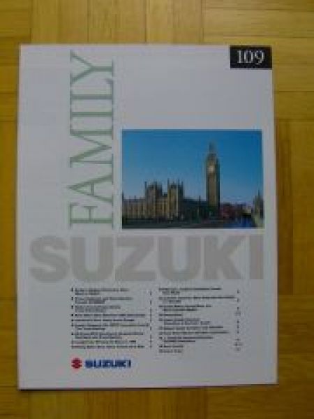 Suzuki Family Englisches Magazin 12/1998 NEU