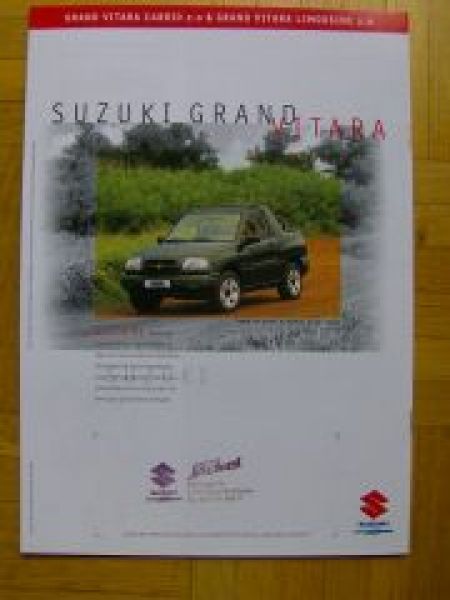 Suzuki Grand Vitara Cabrio/Limousine 2.0 Prospekt 4/1999
