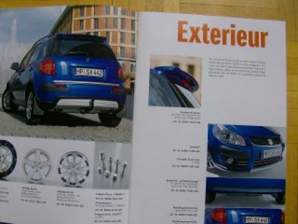 Suzuki SX4 Zubehör Prospekt +Preisliste 9/2007 NEU