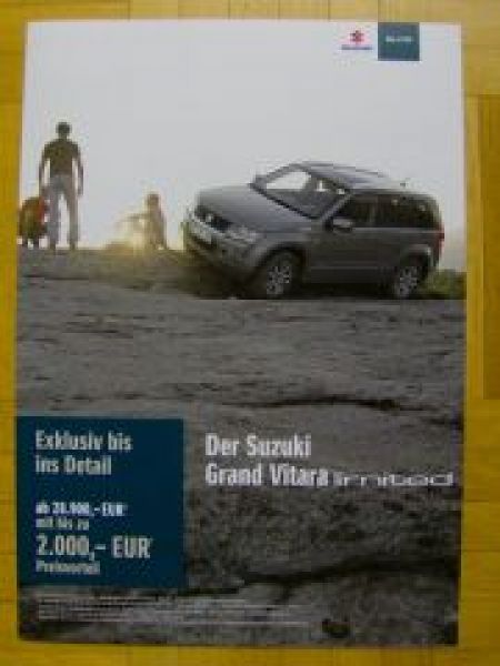 Suzuki Grand Vitara limited Prospekt 4/2008 NEU