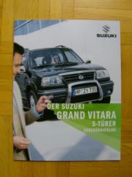 Suzuki Grand Vitara 5-türer Zubehör Prospekt 1/2005 NEU