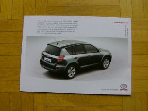 Toyota RAV4 Prospekt 9/2005 NEU