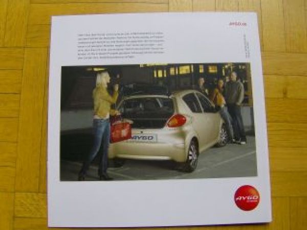 Toyota Aygo ck in2u Sonderprospekt 9/2007 NEU