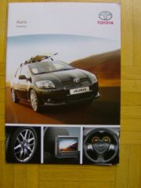 Toyota Auris Zubehör Prospekt +Preisliste 7/2007 NEU