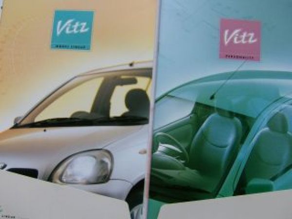 Toyota Vitz Prospekt Japanisch Mappe NEU Rarität