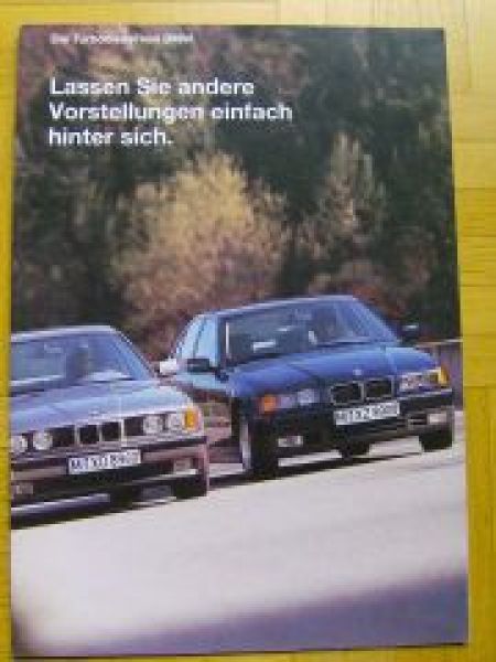 BMW Turbodiesel 325tds E36 525td/s E34 1993 Prospekt