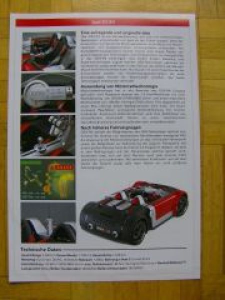 Suzuki GSX-R4 Studie Prospektblatt Vorstellung Rarität