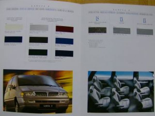 Lancia Z Karooseriefarben&Innenausstattungen Prospekt 6/2000