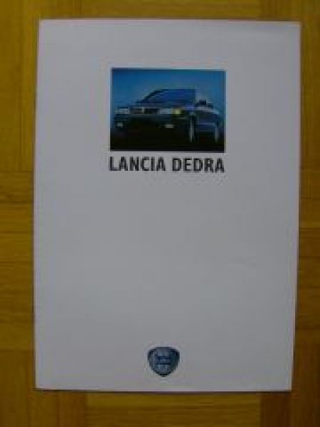 Lancia Dedra Prospekt 12/1989 Rarität