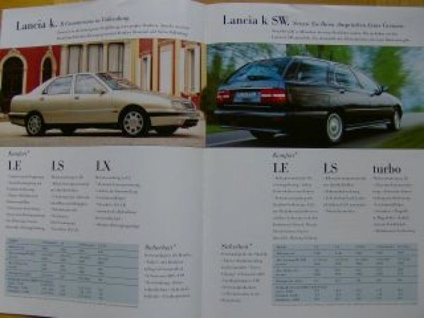 Lancia Alle Modelle Prospekt 10/1996 NEU
