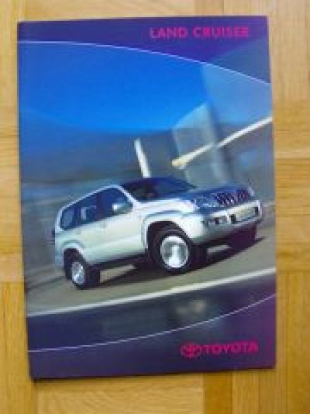 Toyota Land Cruiser Prospekt 12/2002 NEU