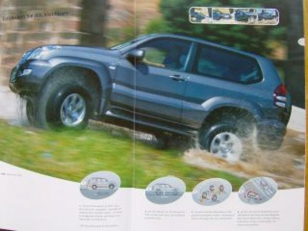 Toyota Land Cruiser Prospekt 12/2002 NEU