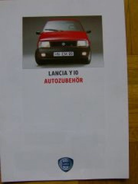 Lancia Y10 Autozubehör Prospekt 10/1991 NEU