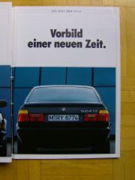 BMW 524td Prospekt E34 September 1988