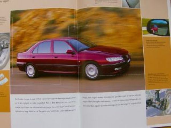 Peugeot 406 Prospekt 9/1999 Dänemark NEU
