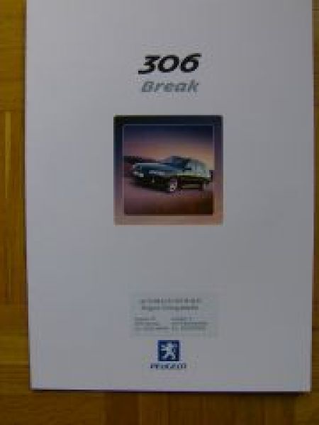 Peugeot 306 Break Prospekt 6/2001 NEU